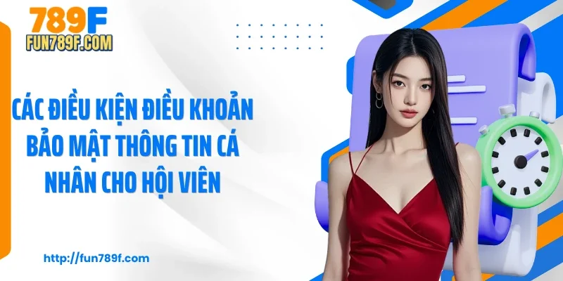 Các điều kiện điều khoản bảo mật thông tin cá nhân cho hội viên