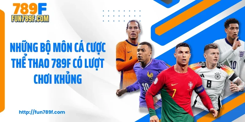 Những bộ môn cá cược thể thao 789F có lượt chơi khủng