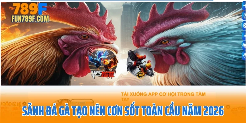 Sảnh đá gà tạo nên cơn sốt toàn cầu năm 2026